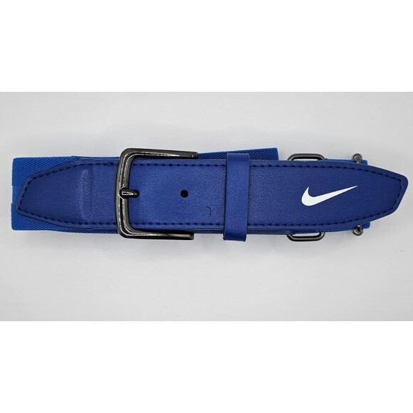 Nike Adult Adjustable Baseball/Softball Stretchy Elastic Belt - Blue OSFM - Picture 1 of 4